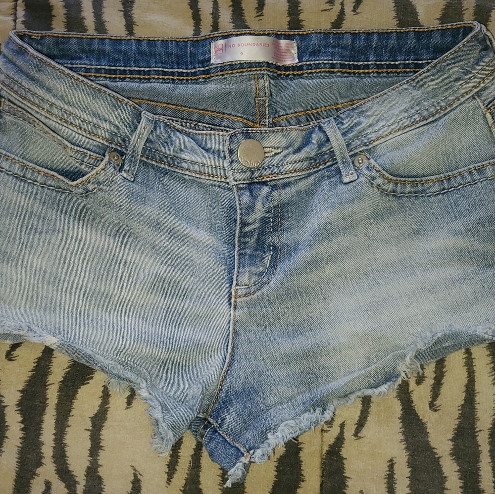 Denim shorts